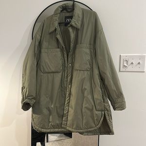 Zara oversized puffer jacket
